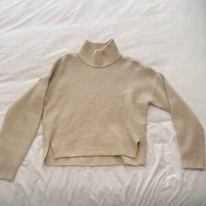 Abercrombie & Fitch Cream Turtleneck Sweater